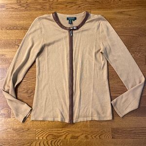 Ralph Lauren Silk & Cashmere Cardigan